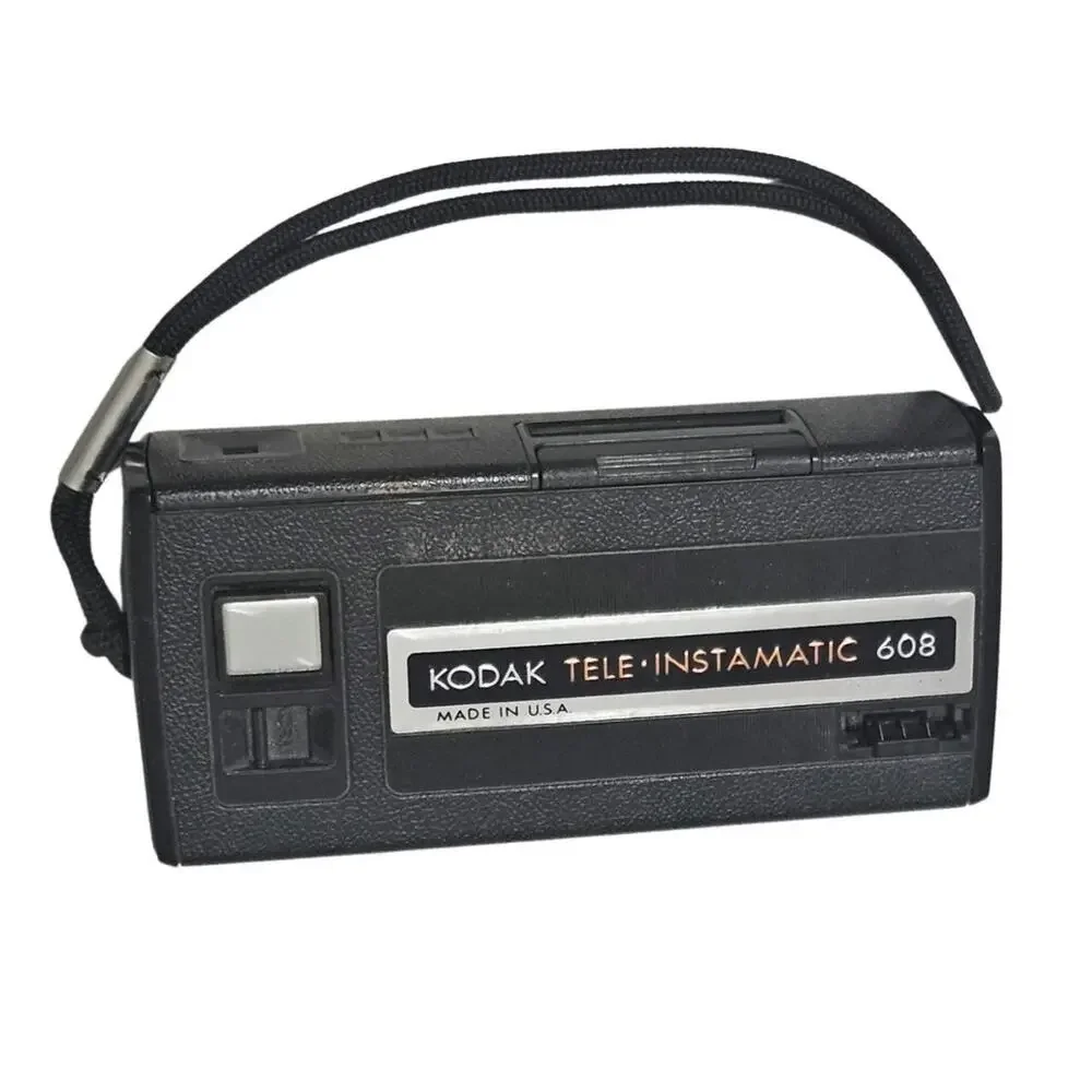 1970s Kodak Tele Instamatic 608 USA Film Camera Vintage Untested